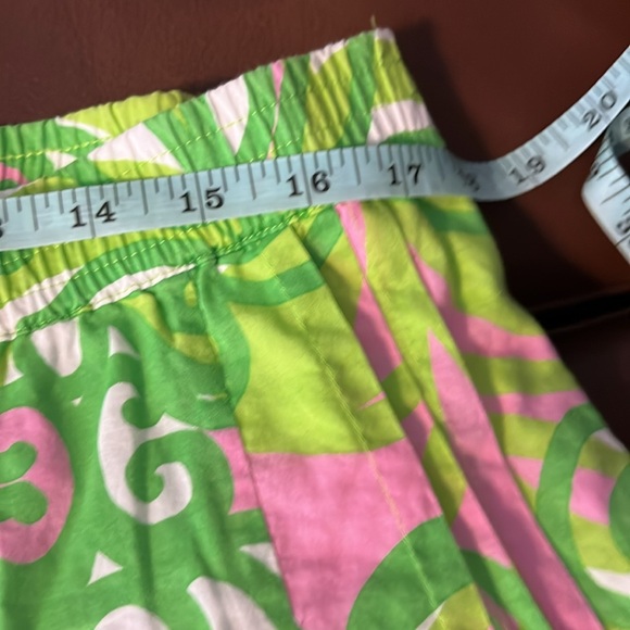 Lily Pulitzer Skirt Womens Medium Multicolor Floral A-Line Pleated Ruffl… - Picture 6 of 9